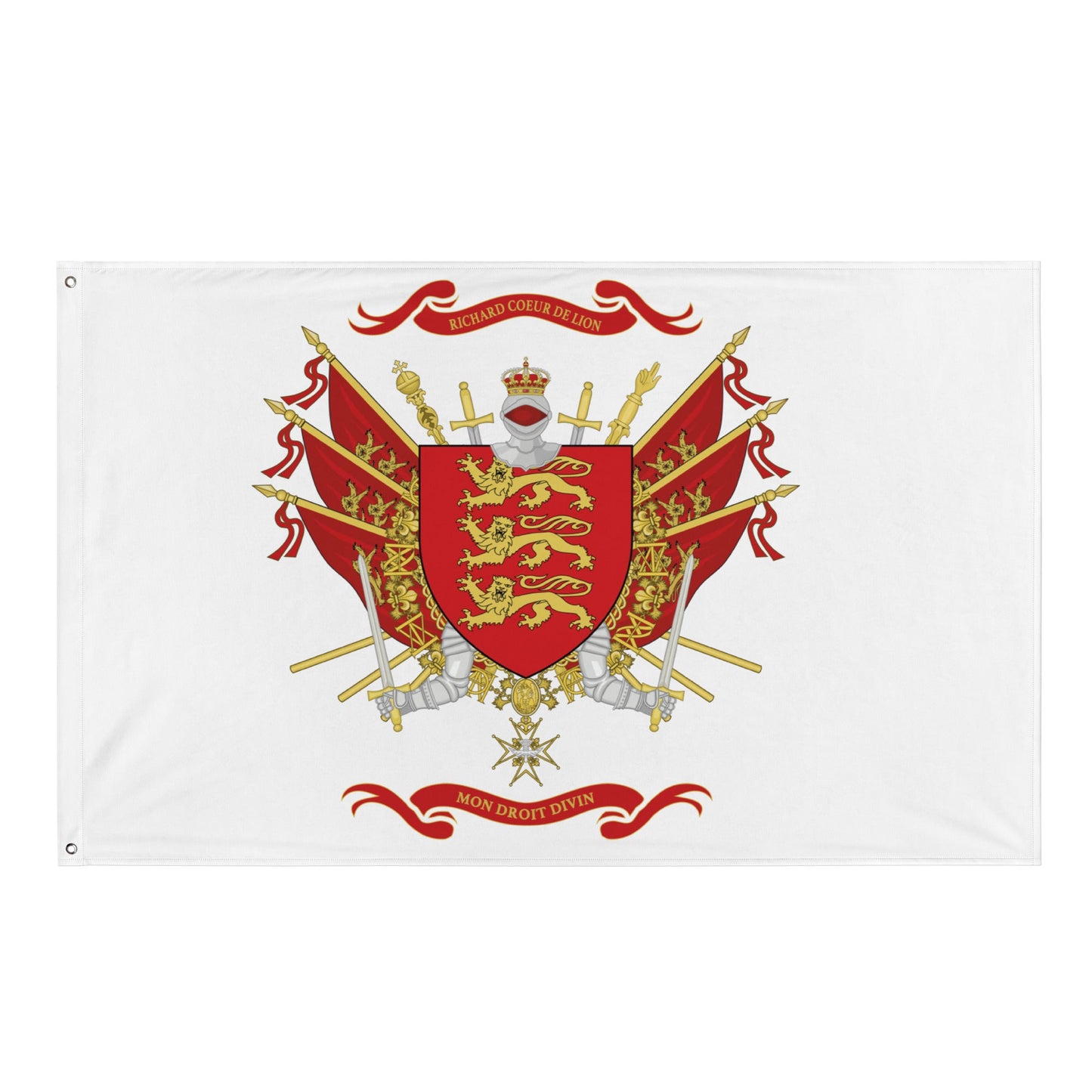 Drapeau - Blason de Richard Coeur de Lion