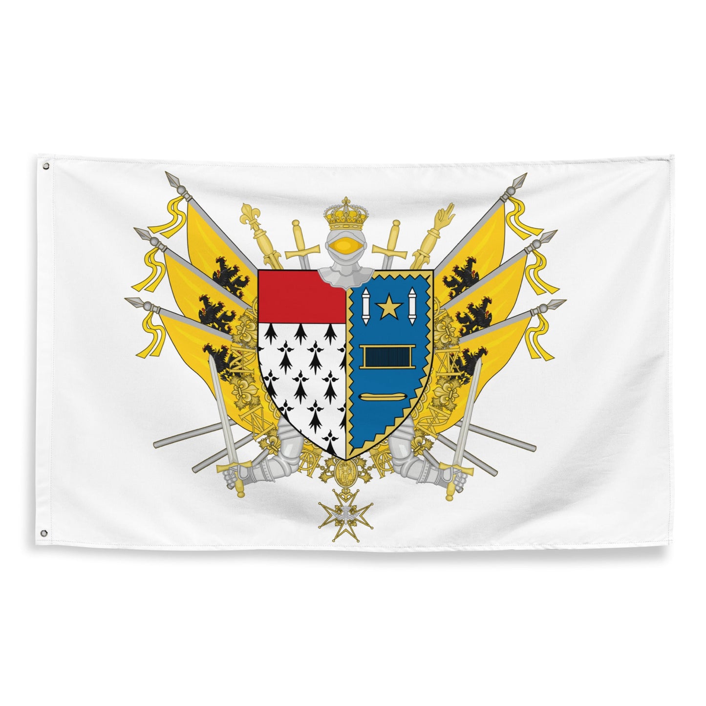 Drapeau - Blason de Roubaix