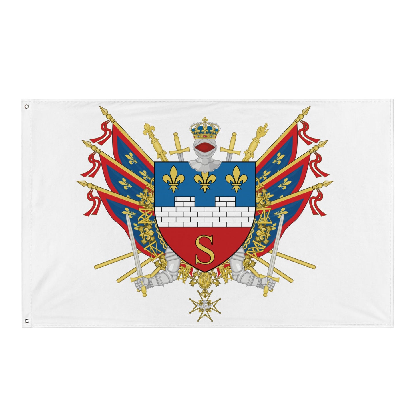 Drapeau - Blason de Saumur