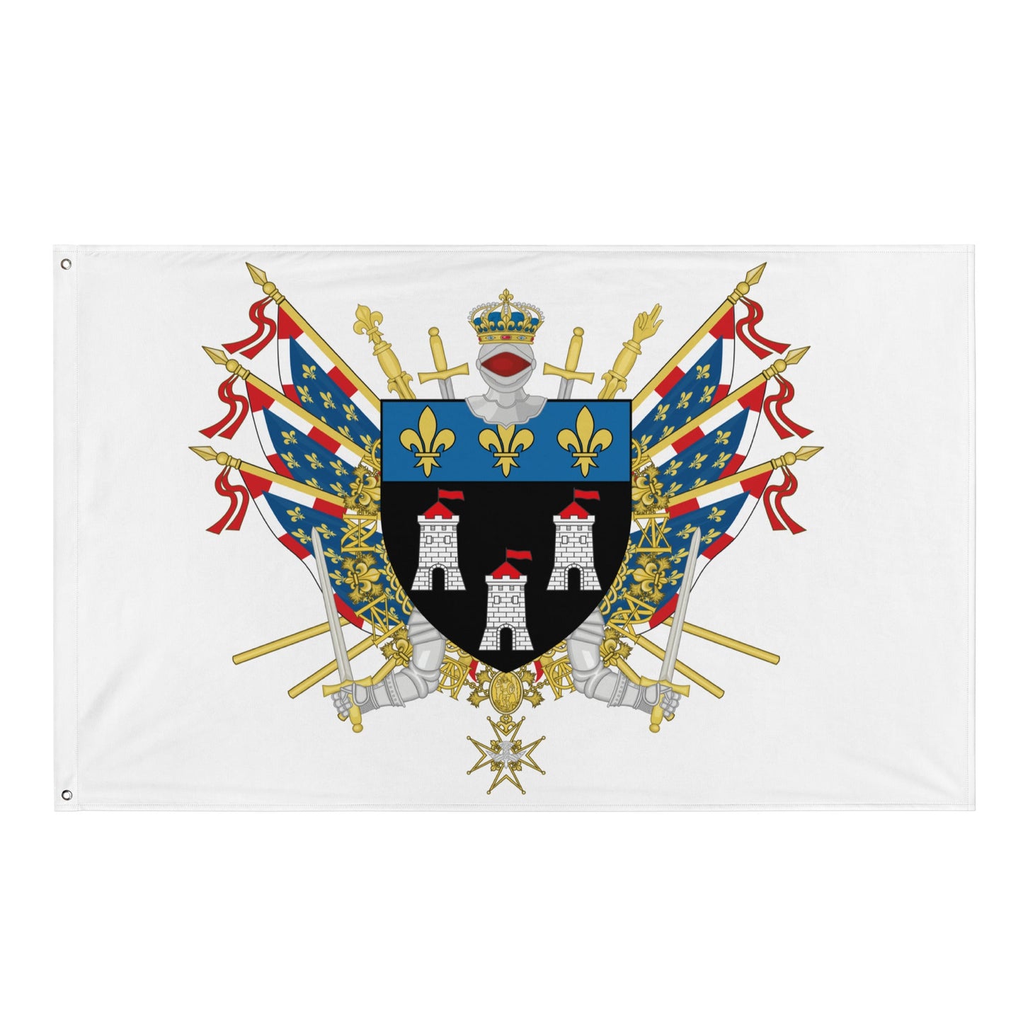 Drapeau - Blason de Tours