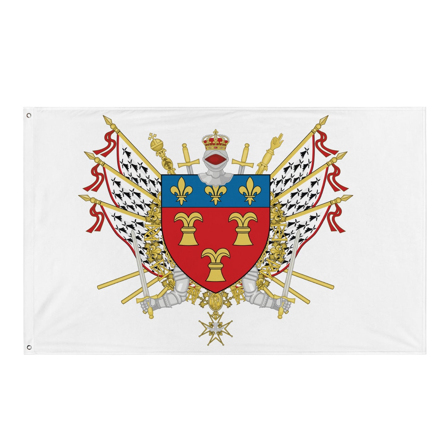 Drapeau - Blason de Tulle