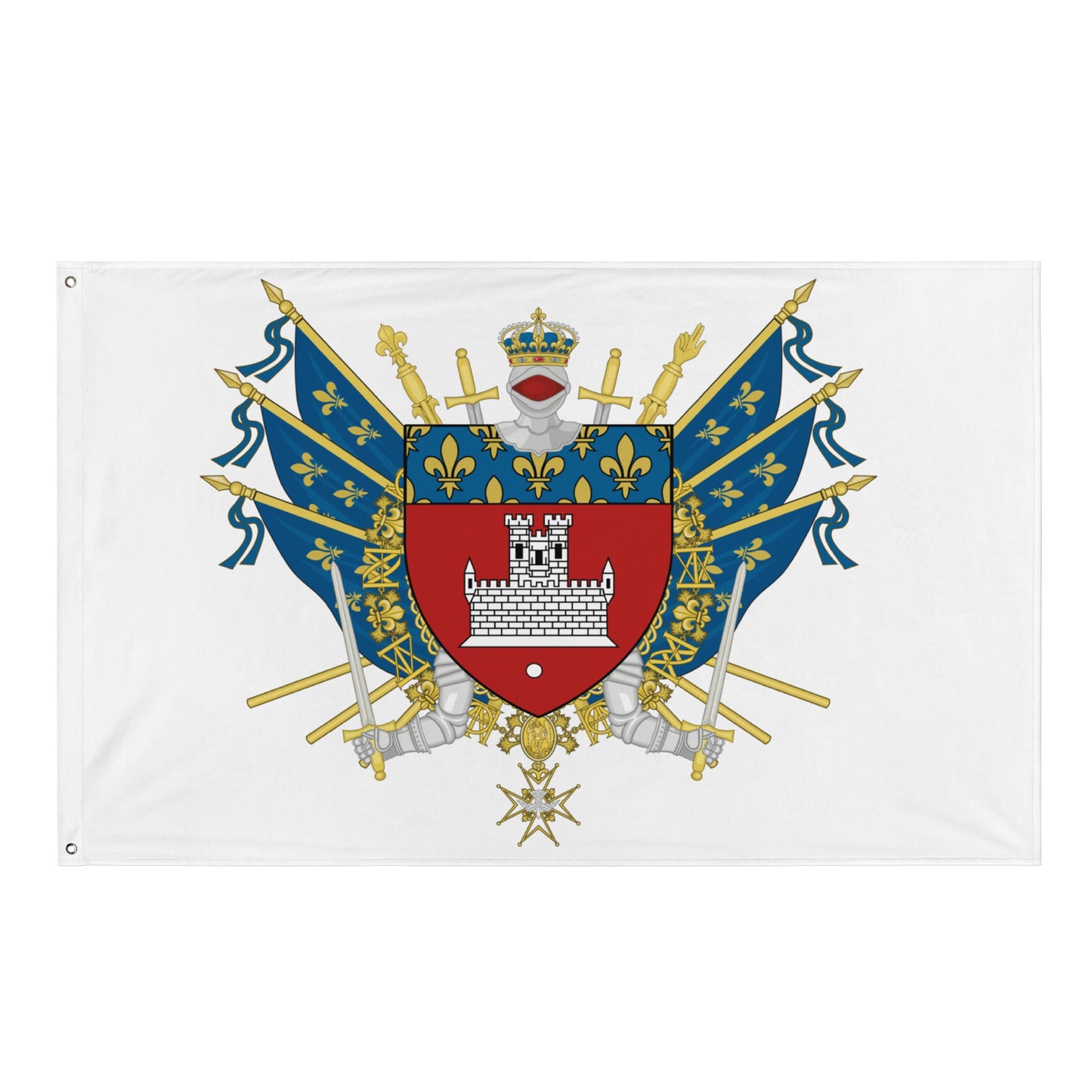 Drapeau - Blason de Vincennes