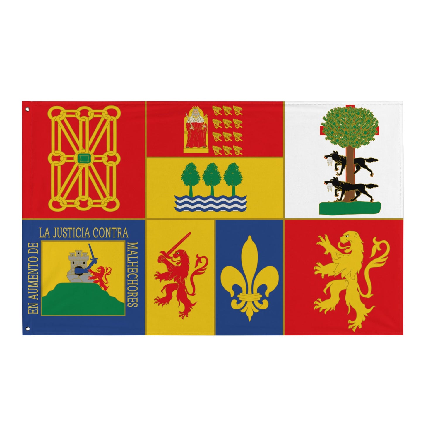 Drapeau - Blason des 7 Provinces Basques