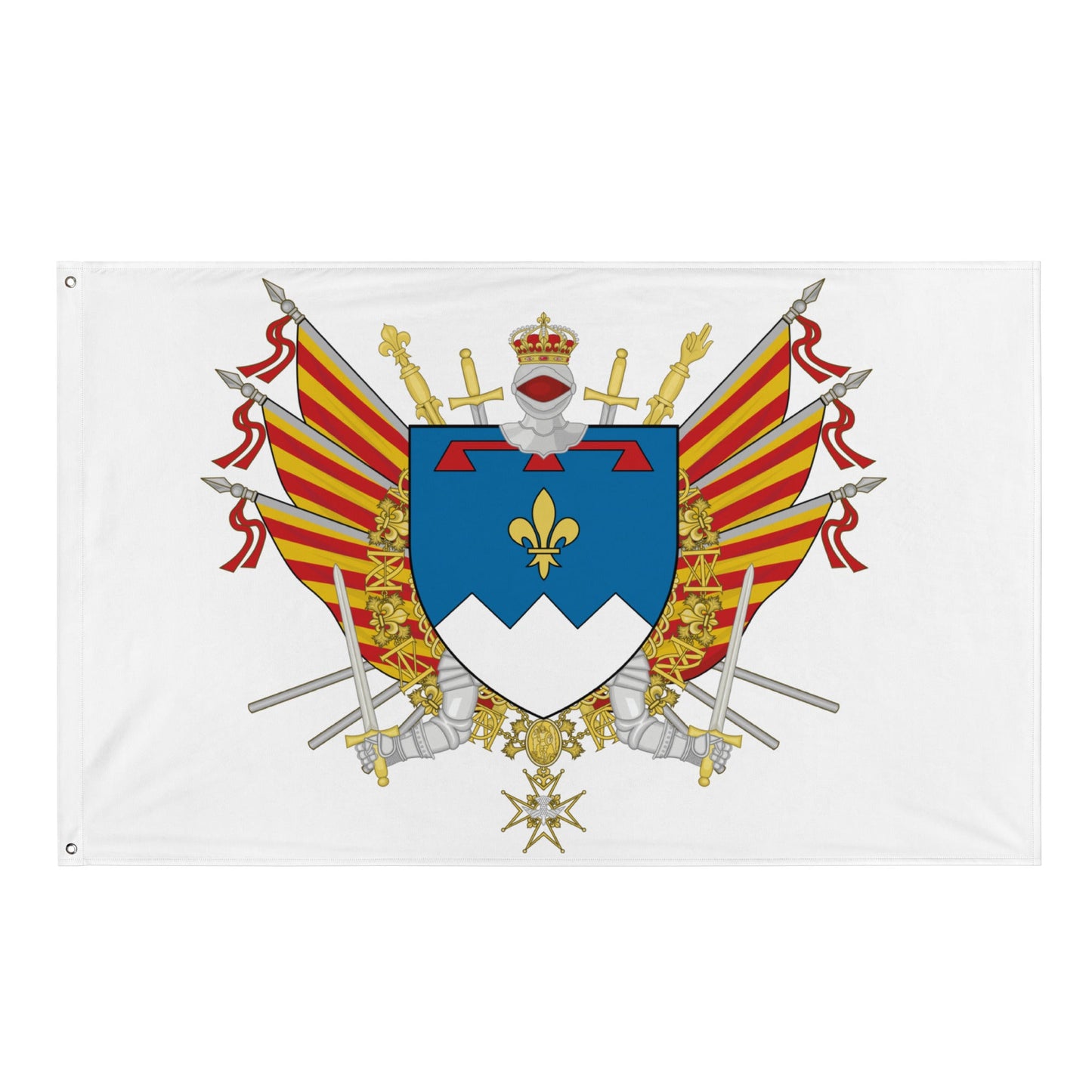 Drapeau - Blason des Alpes-de-Haute-Provence (04)