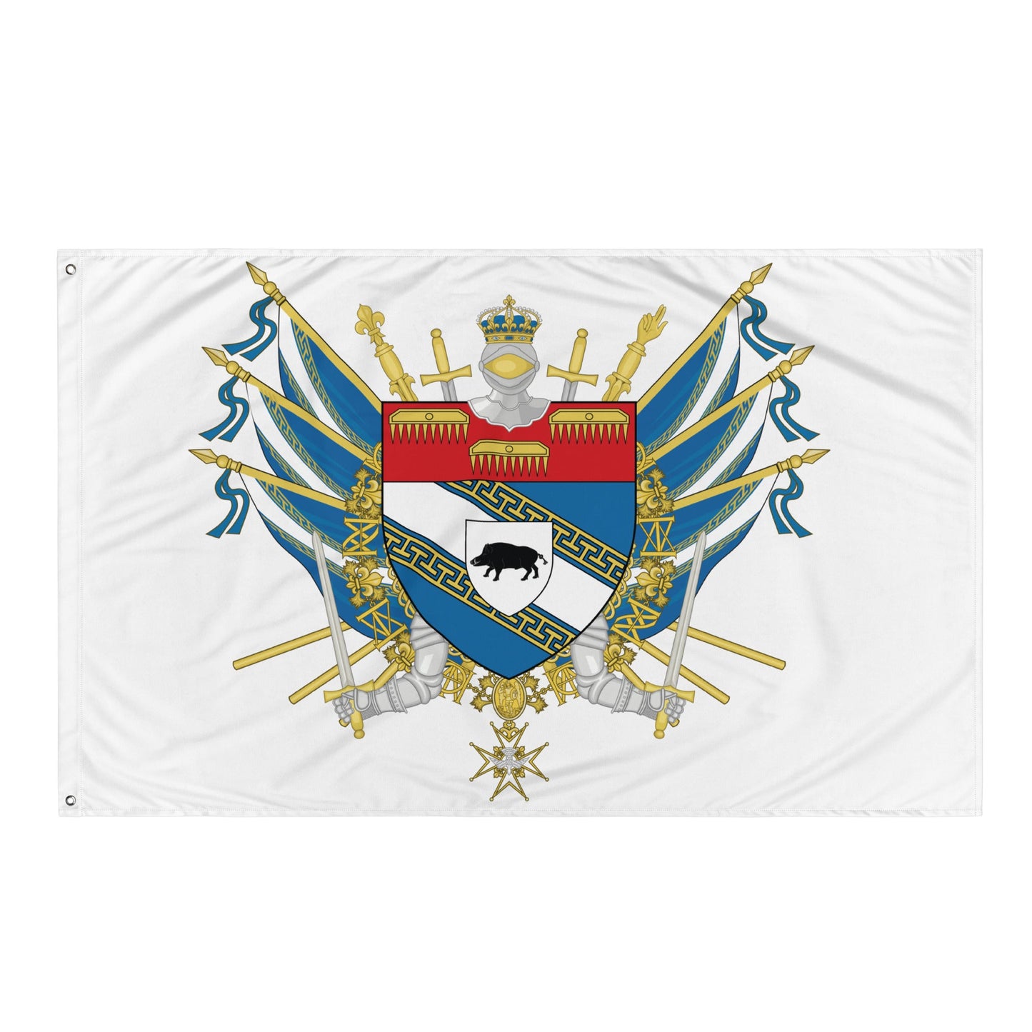 Drapeau - Blason des Ardennes (08)