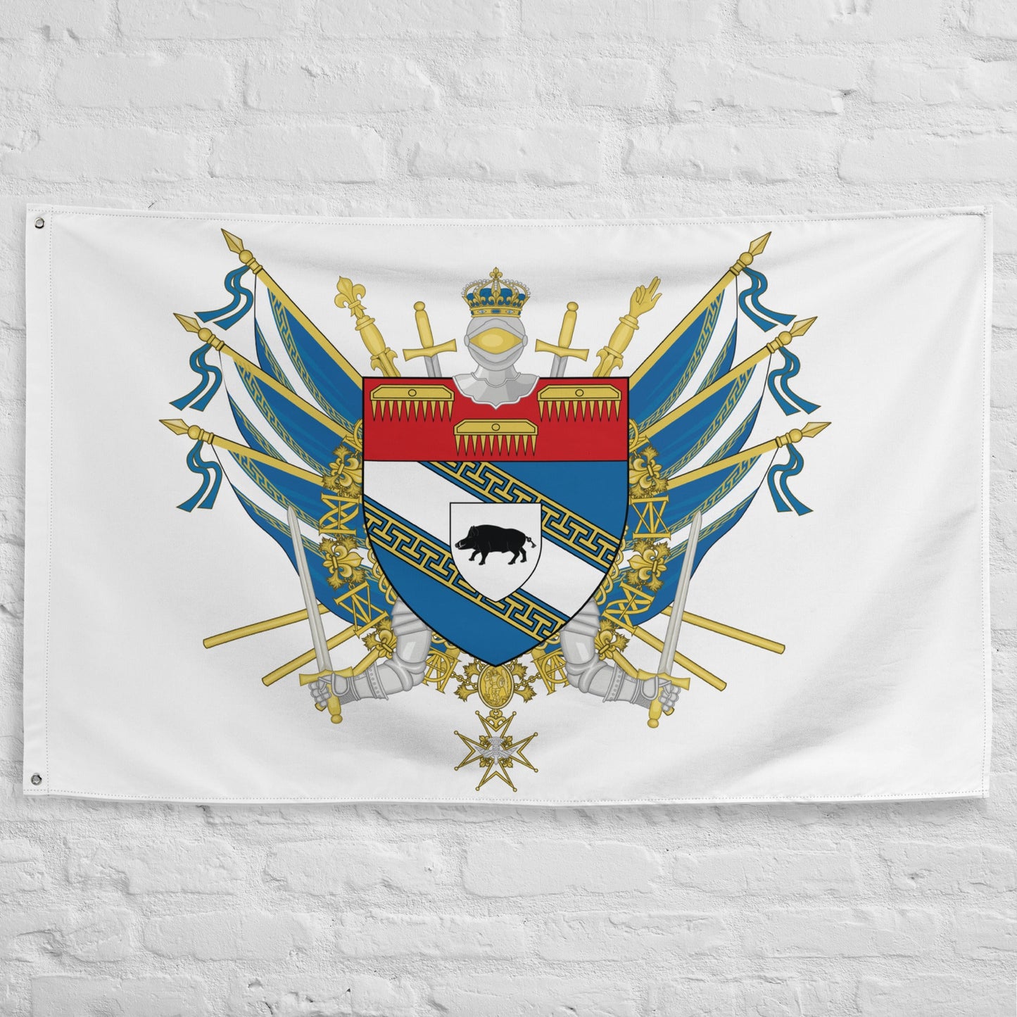 Drapeau - Blason des Ardennes (08)