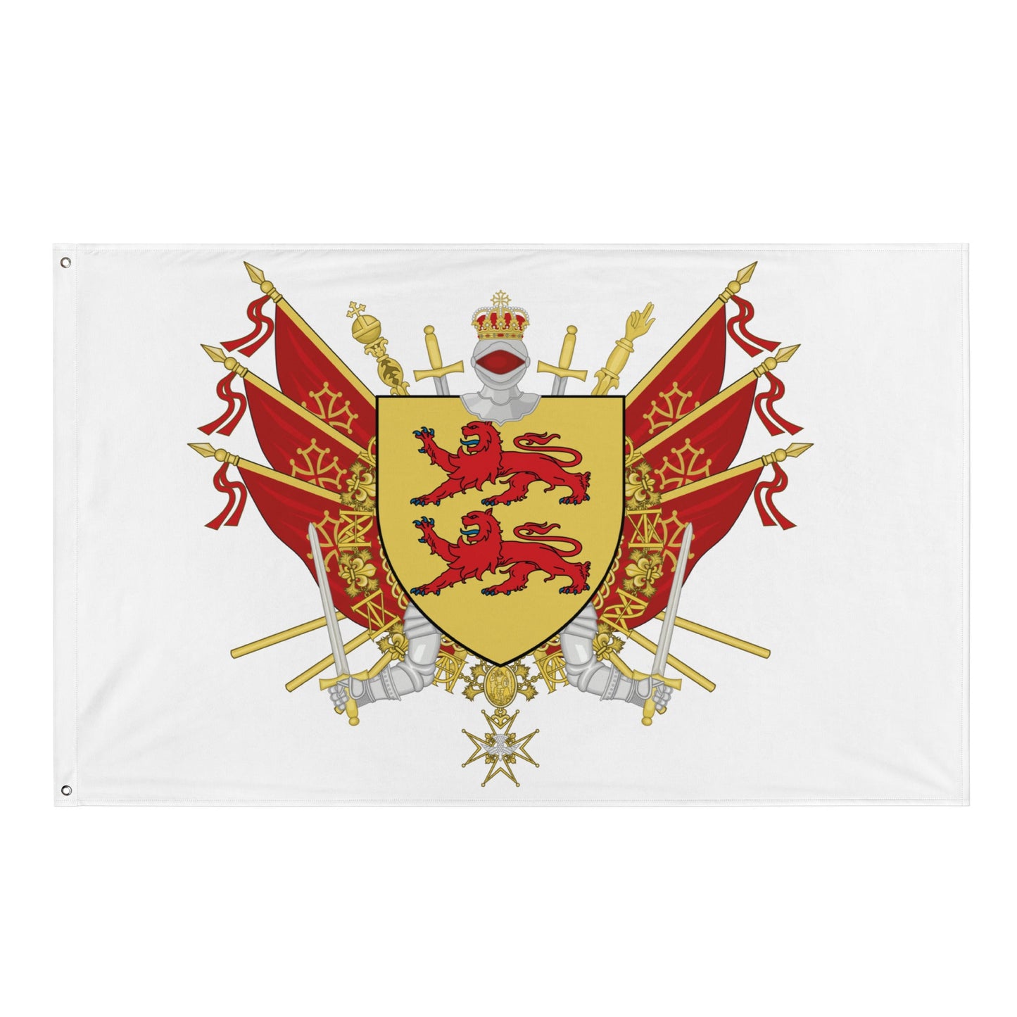 Drapeau - Blason des Hautes-Pyrénées (65)