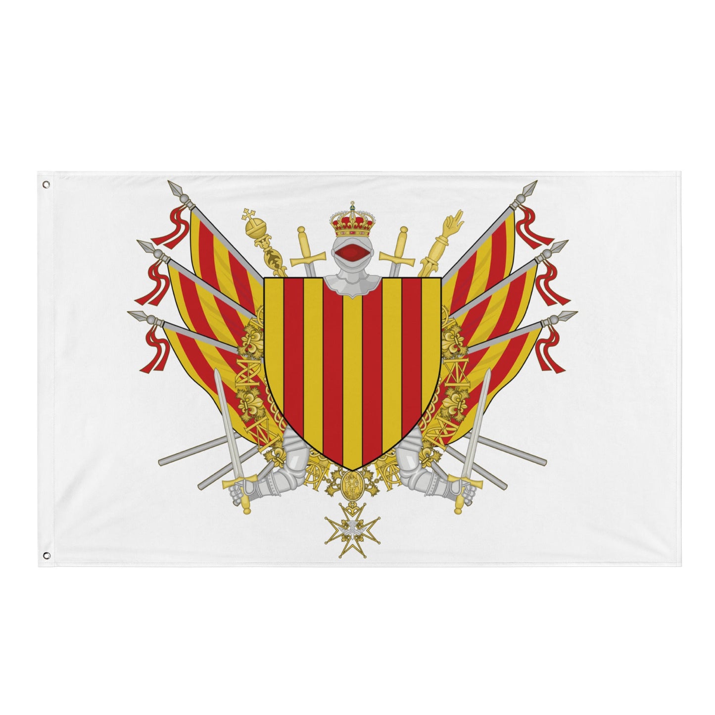 Drapeau - Blason des Pyrénées-Orientales (66)