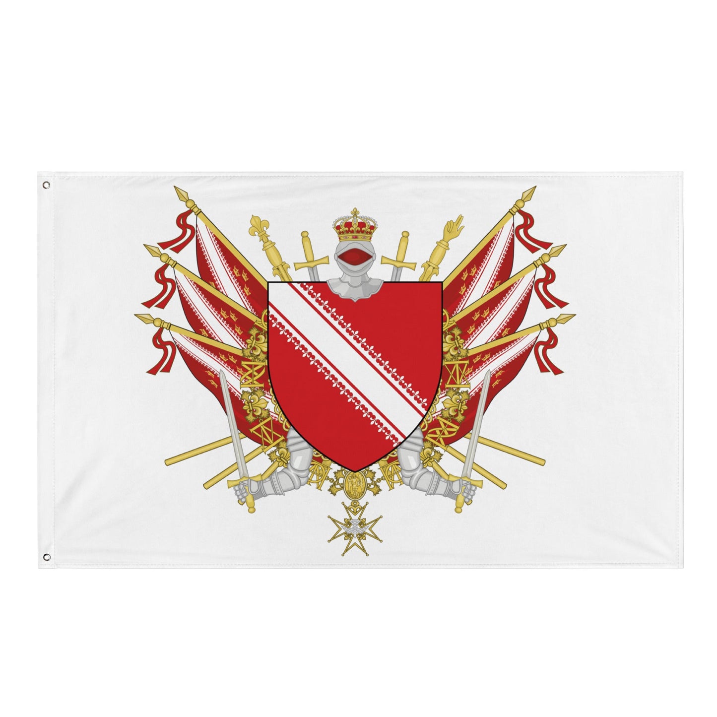 Drapeau - Blason du Bas-Rhin (67)