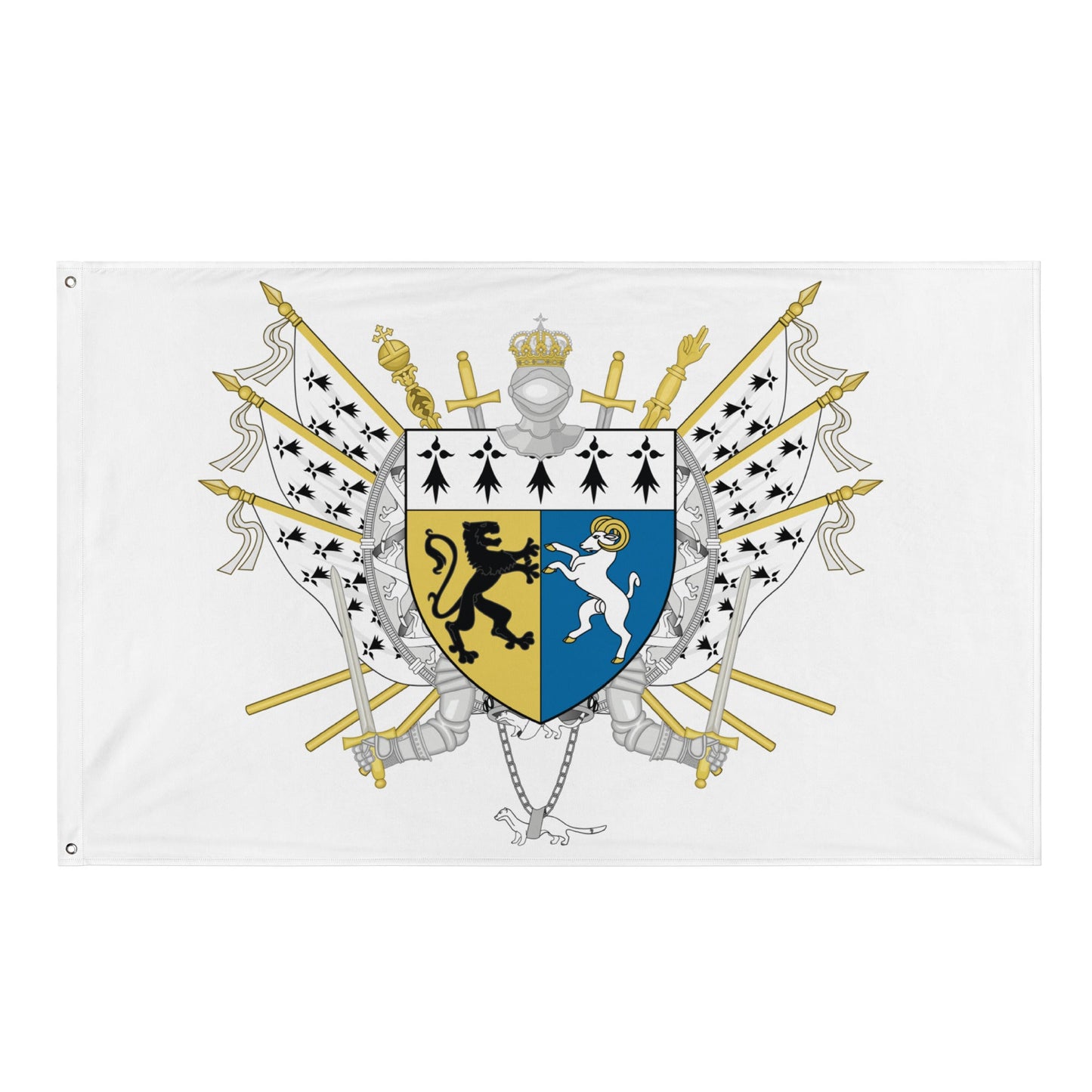 Drapeau - Blason du Finistère (29)