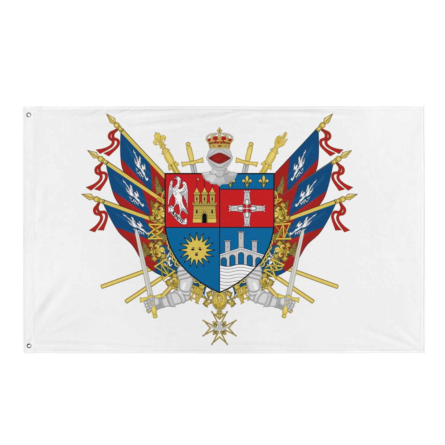 Drapeau - Blason du Lot-et-Garonne (47)