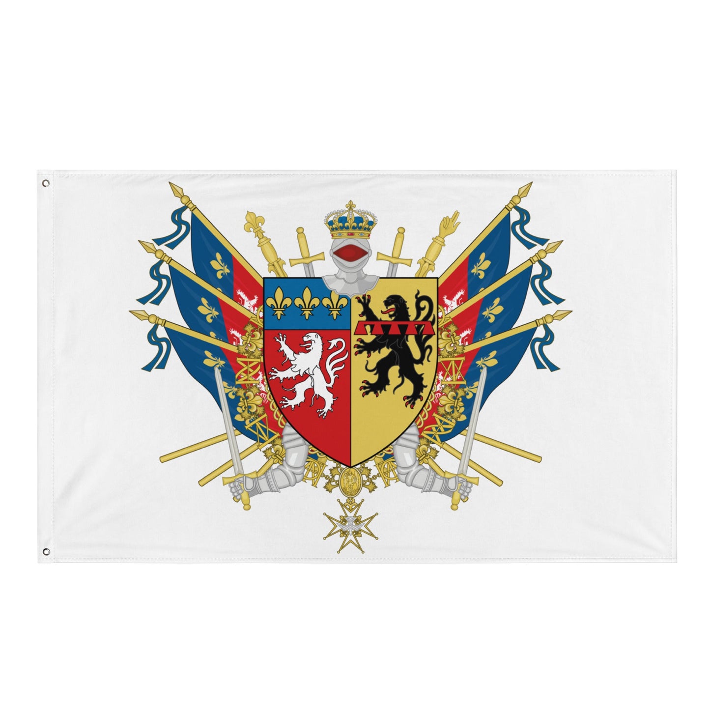 Drapeau - Blason du Rhône (69)