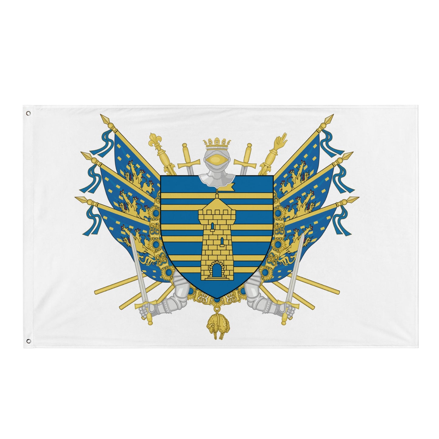 Drapeau - Blason du Territoire de Belfort (90)