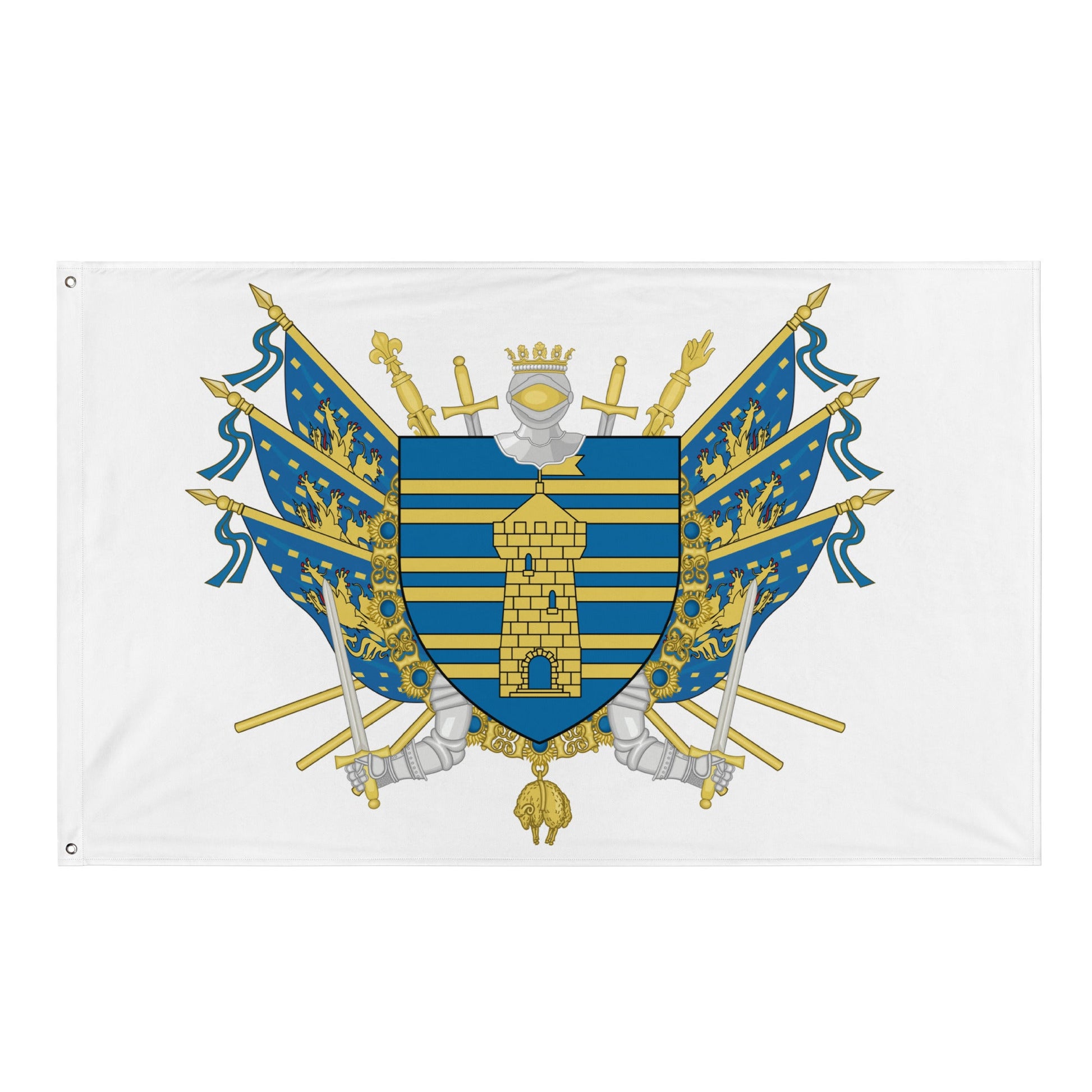 Drapeau - Blason du Territoire de Belfort (90)
