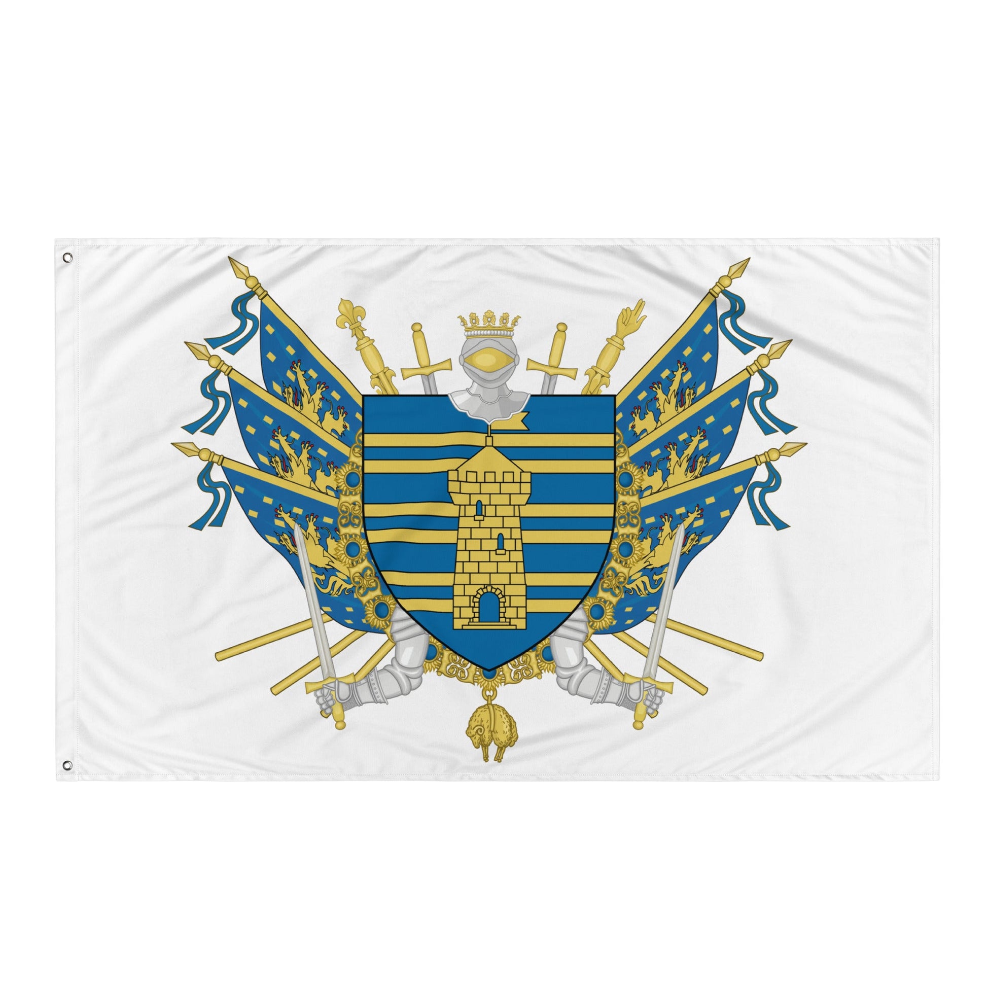 Drapeau - Blason du Territoire de Belfort (90)