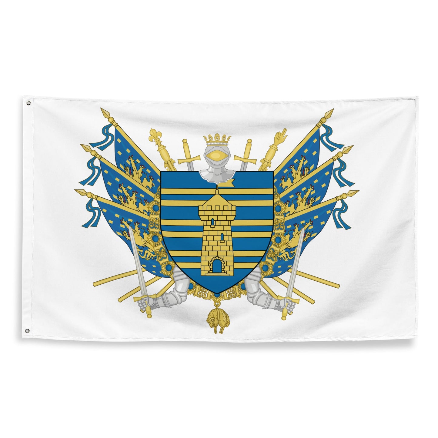Drapeau - Blason du Territoire de Belfort (90)