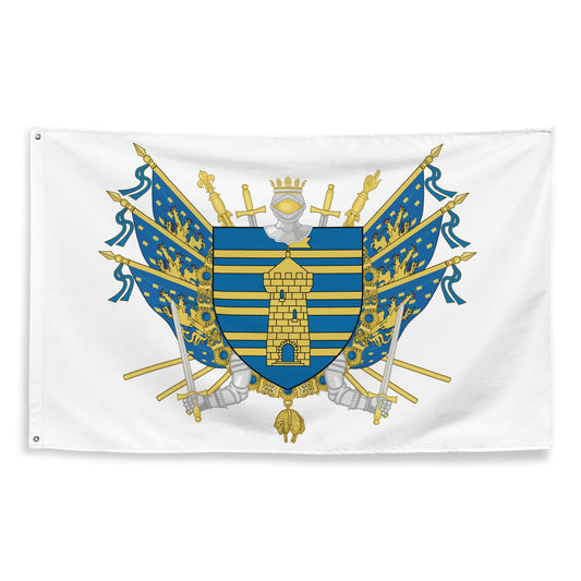 Drapeau - Blason du Territoire de Belfort (90)