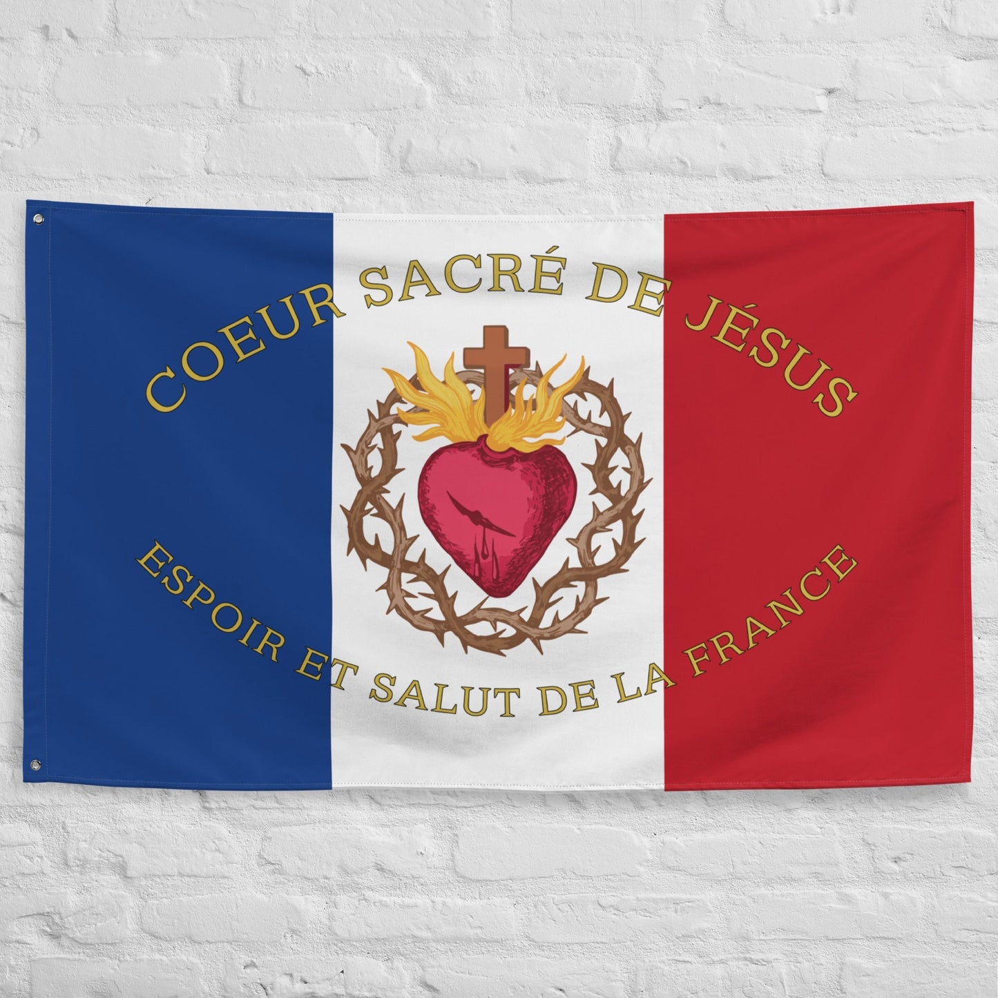 Drapeau - Sacré Coeur de Jésus