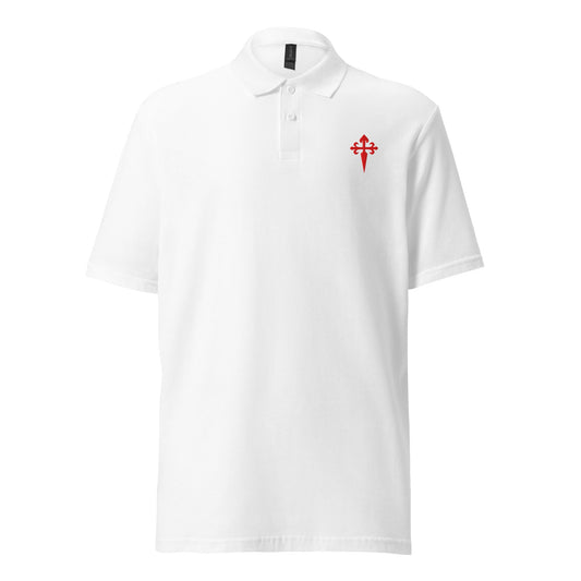 Polo - Croix de Saint-Jacques Blanc / S