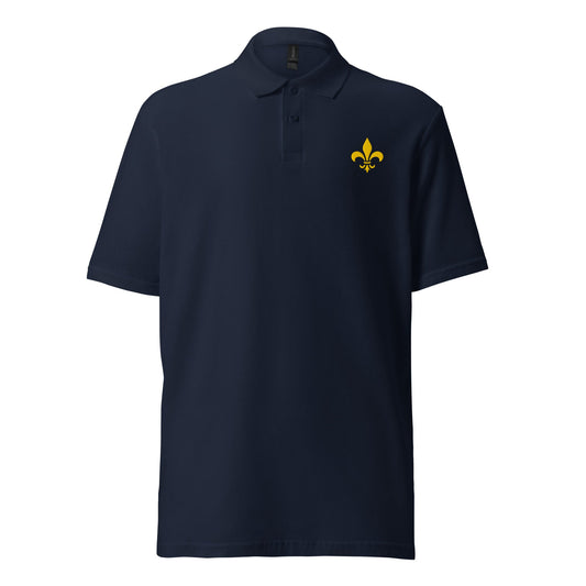 Polo - Fleur de lys Bleu Marine / S