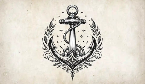 Tatouage de l'Ancre de Marine : Signification, Dessins et Inspiration