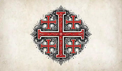 Tatouage de la Croix de Jérusalem : Signification, Dessins et Inspiration