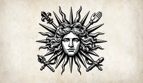 Tatouage du Roi Soleil : Signification, Dessins et Inspiration
