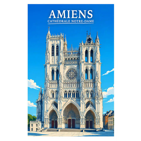 Affiches Amiens Vintage Poster Retro