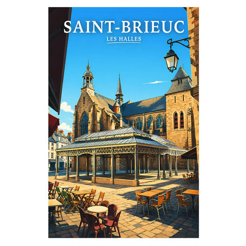 Affiche Saint-Brieuc Les Halles