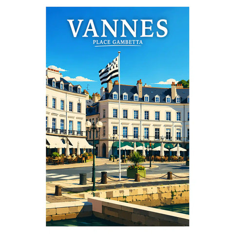 Affiche Vannes Place Gambetta