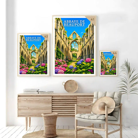 Affiche - Abbaye de Beauport