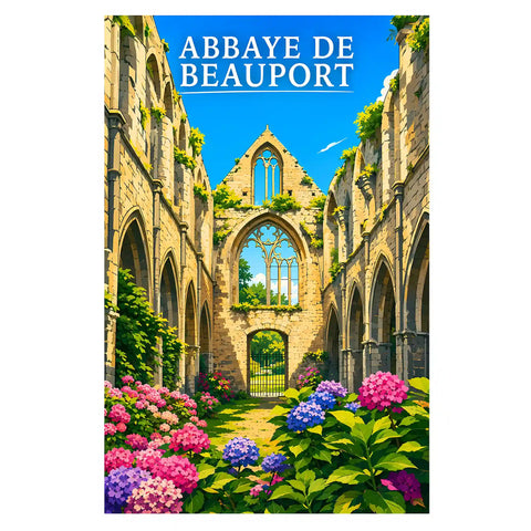 Affiche - Abbaye de Beauport