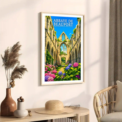 Affiche - Abbaye de Beauport
