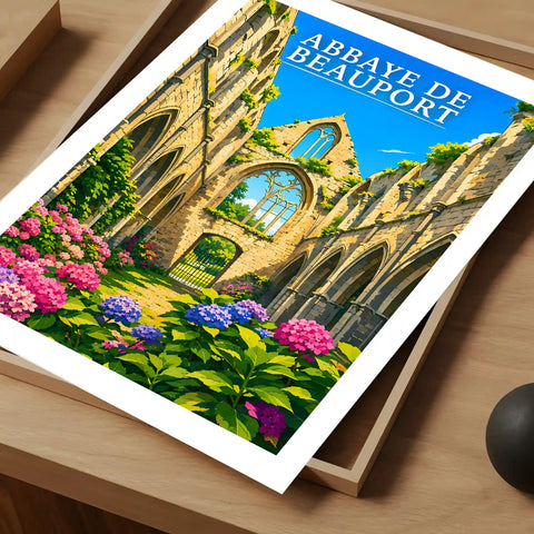 Affiche - Abbaye de Beauport