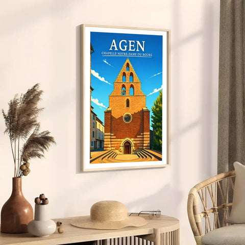 Affiche - Agen - Chapelle Notre-Dame du Bourg