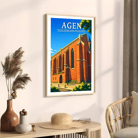 Affiche - Agen - Église Notre-Dame des Jacobins