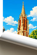 Affiche - Agen - Église Sainte-Foy - affiche agen