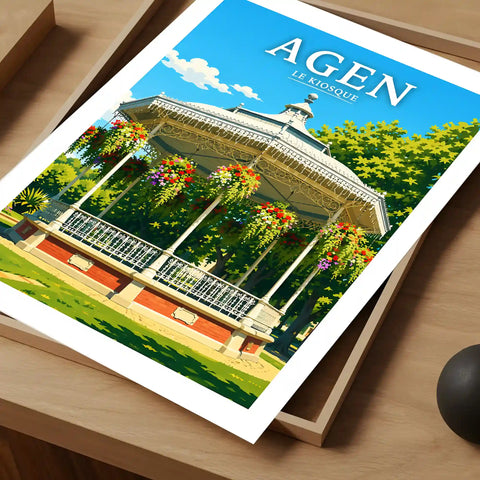 Affiche - Agen - Le Kiosque