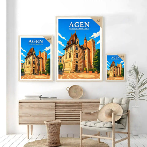 Affiche - Agen - Musée des Beaux-Arts