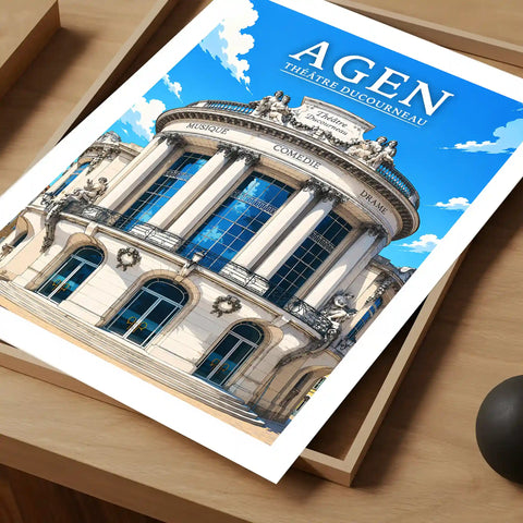 Affiche - Agen - Théâtre Ducourneau