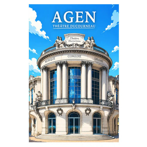 Affiche - Agen - Théâtre Ducourneau