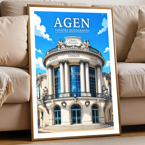 Affiche - Agen - Théâtre Ducourneau