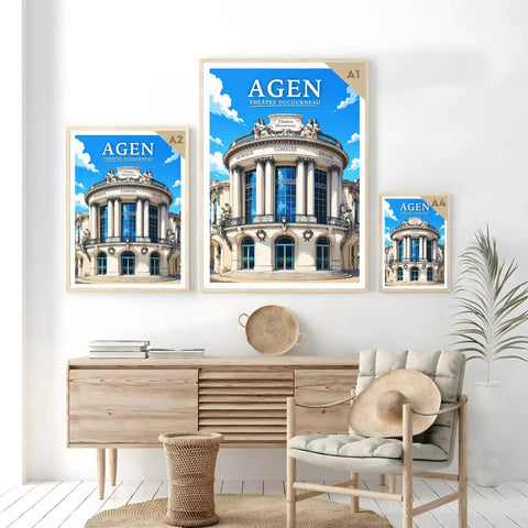 Affiche - Agen - Théâtre Ducourneau