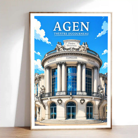 Affiche - Agen - Théâtre Ducourneau