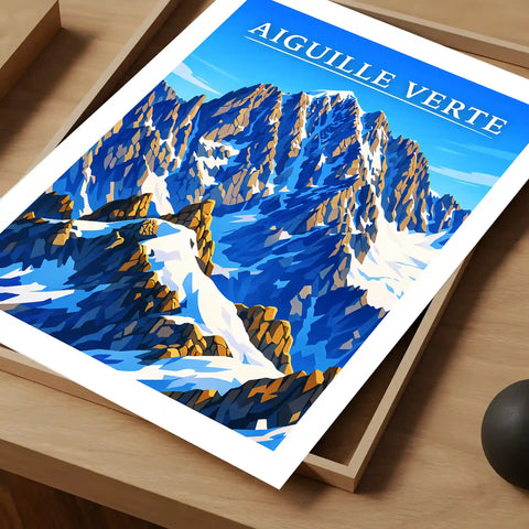 Affiche - Aiguille Verte