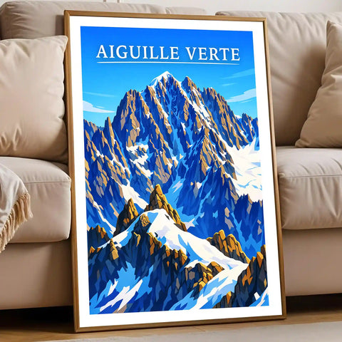 Affiche - Aiguille Verte
