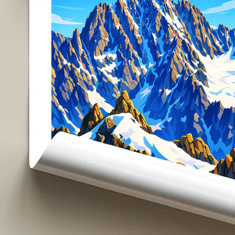 Affiche - Aiguille Verte