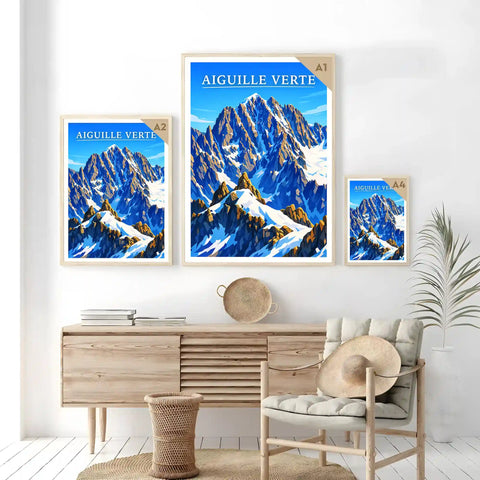 Affiche - Aiguille Verte