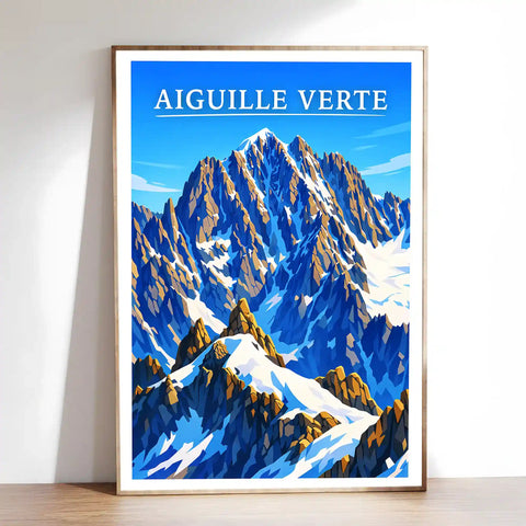 Affiche - Aiguille Verte