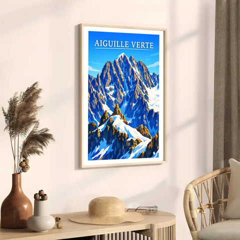 Affiche - Aiguille Verte